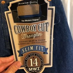 Cowboy Cut Wranglers NWT Slim Fit